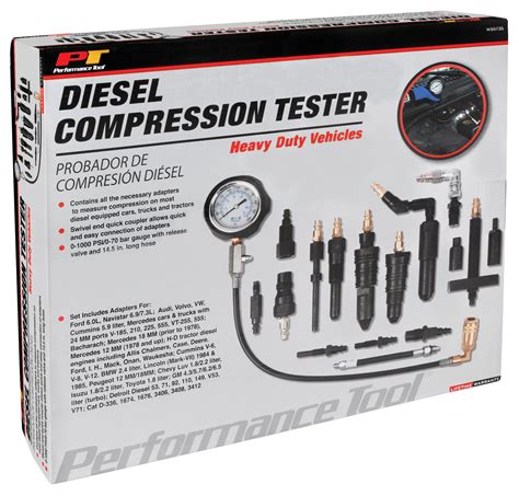 best diesel compression test kit|performance tool diesel compression tester.